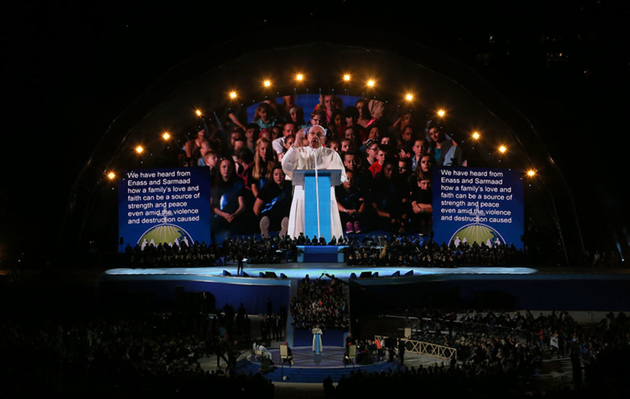 Pope visit to Ireland. Audio by Sound Design Ireland